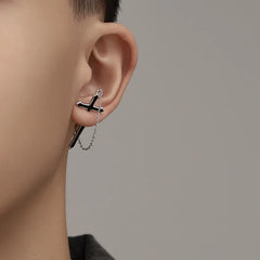 Vintage Dark Gothic Sword Dagger Punk Earring