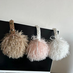 Y2K Faux Hair Bow Tie Earmuff