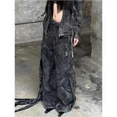 Black Gothic High Waist Pant