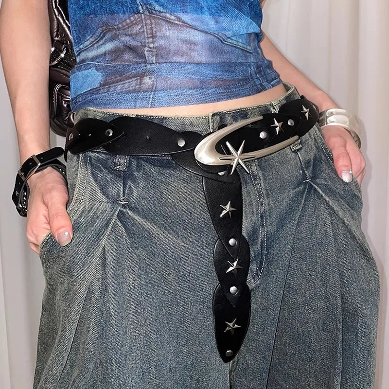 Minority Gothic Star Broad Belt