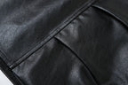 Button Detail Elastic Waist Shorts