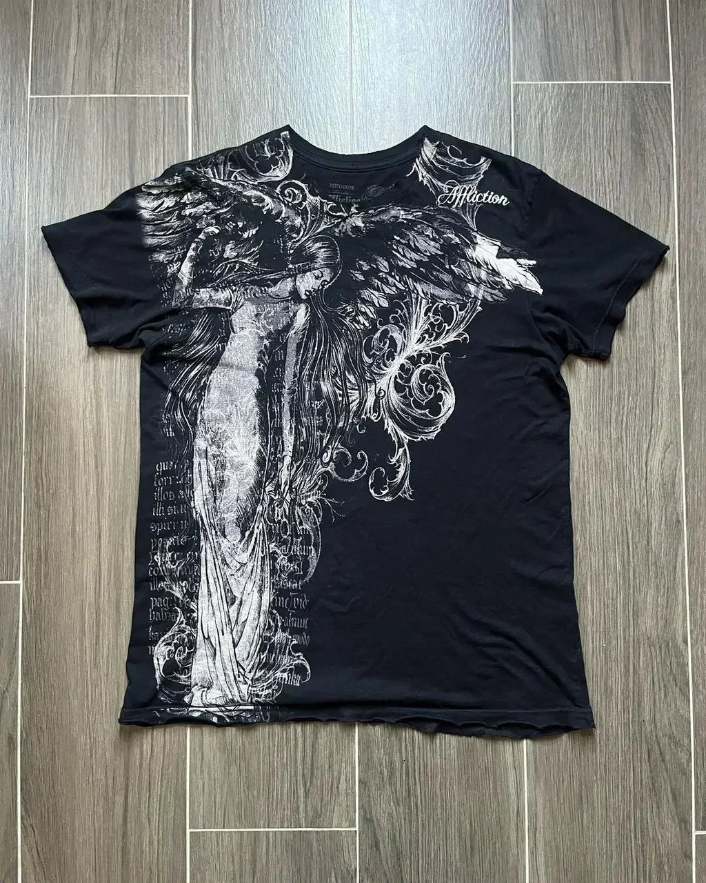 Skull Print Oversized Cotton T-shirt