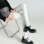 Gothic Tie Split Toe Knee Sock