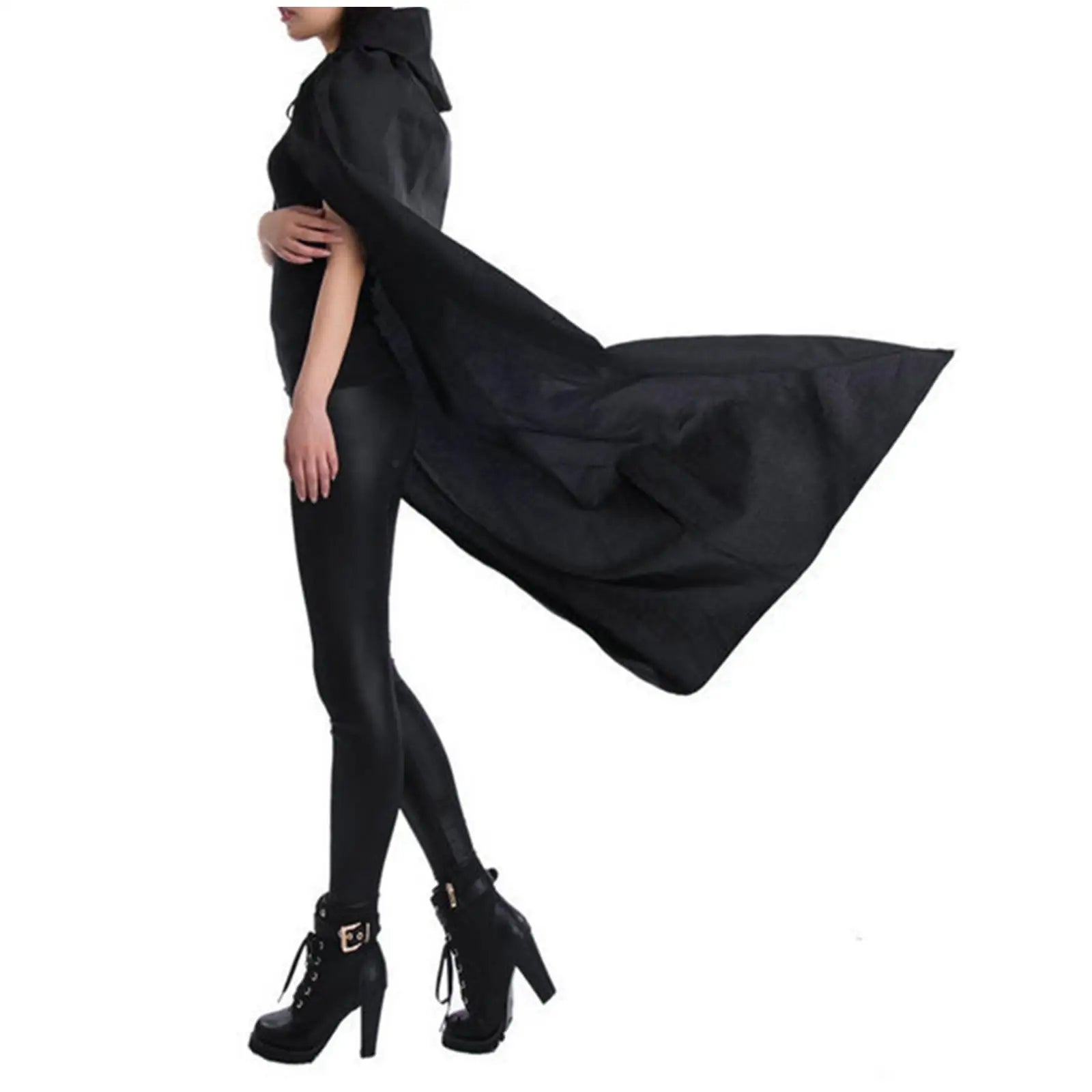 Pointed Hood Witch Cloak Secondary image