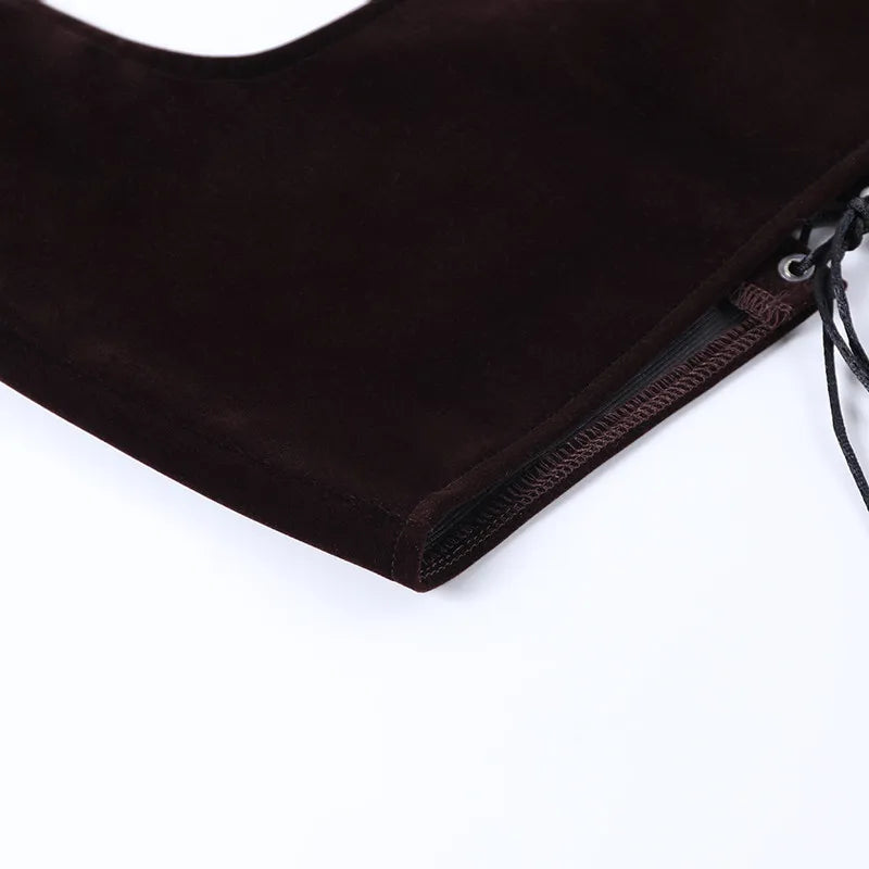 Leather Suspender Corset