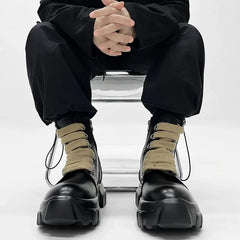 Autumn Motorcycle Gothic Platform Rock Boot