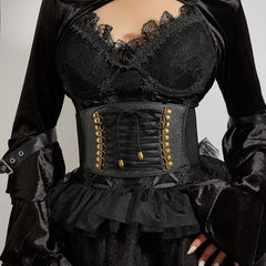 Plus Size Gothic Designer Wide Belt