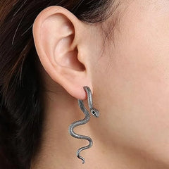 Exaggerated Snake Irregular Hanging Earring
