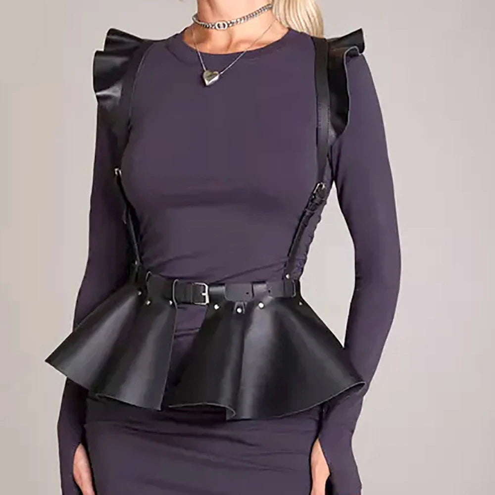 Fashion Gothic Leather Body Harness Belt
