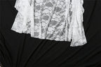 Square Neck Flare Sleeve Midi Dress
