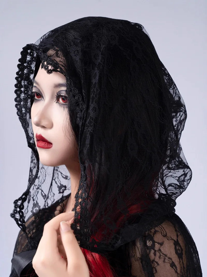 Two-Layer Lace Cloak Secondary image