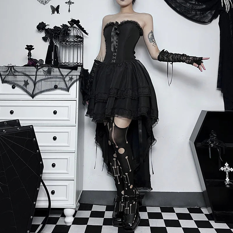 Vintage Elegant Lace Midi Dress Main image