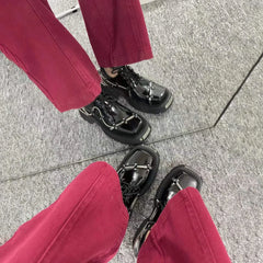 Black Gothic Platform Party Sneaker