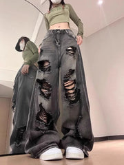 Ripped Gothic Oversize Streetwear Pant