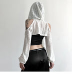Chic Sheer Knit Mesh Top