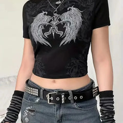 Men's Gothic Punk Metal Rivet Star Belt