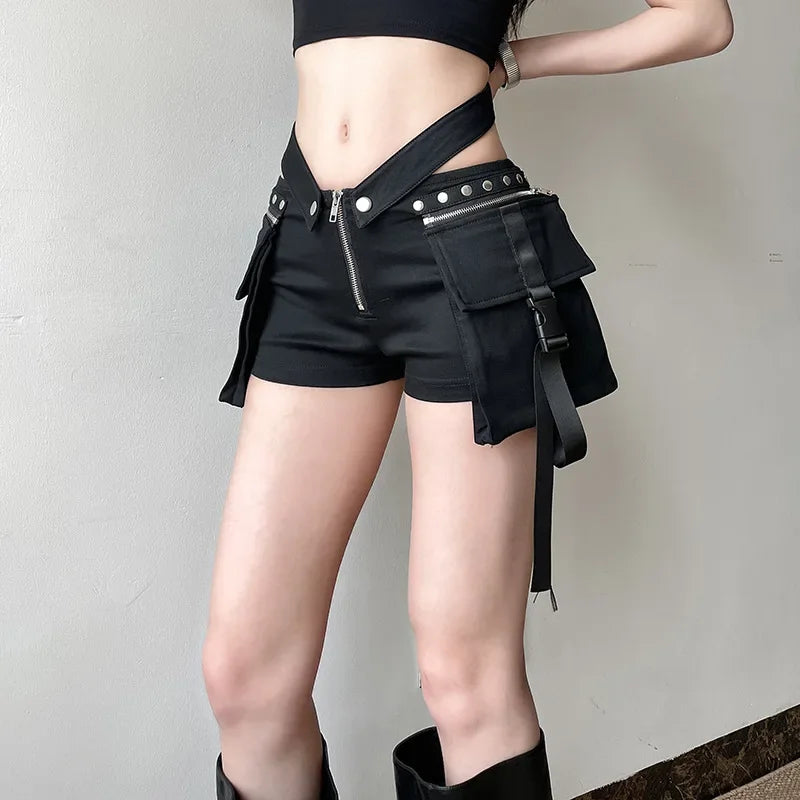 Y2K Streetwear Low-Waist Shorts Secondary image