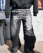 American Gothic Alphabet Casual Pant