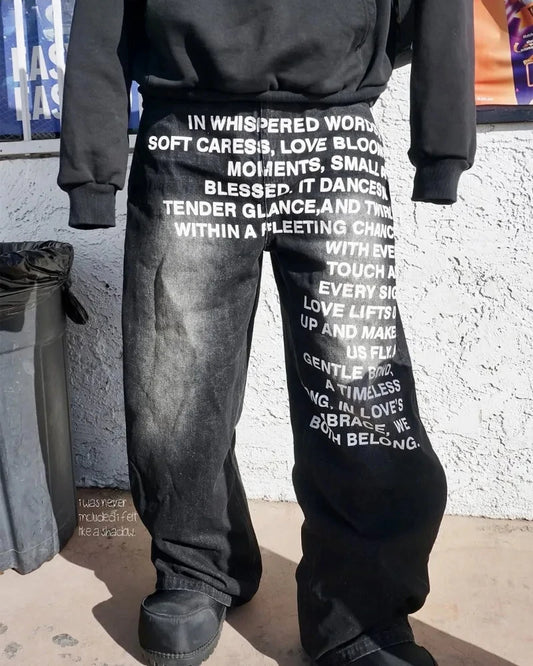 American Gothic Alphabet Casual Pant