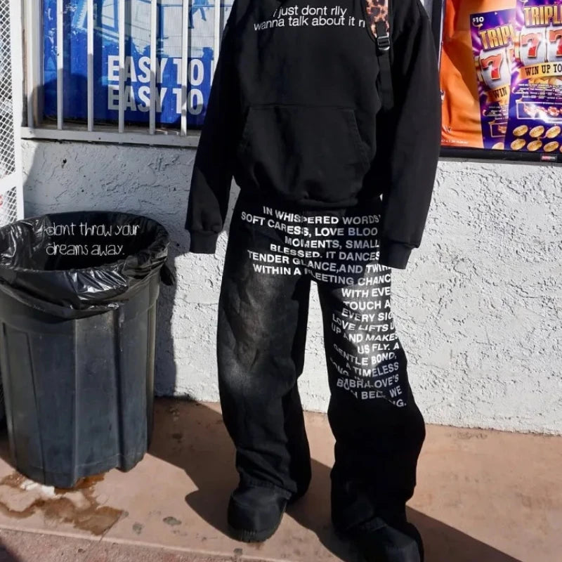 American Gothic Alphabet Casual Pant
