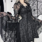Long Sleeve Punk Mesh Top