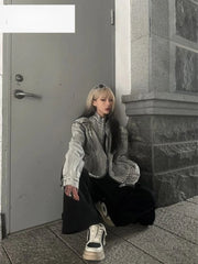 Vintage Patchwork Denim Jacket