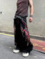 Harajuku Printing Denim Pants