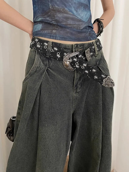 Retro Y2K Gothic Jeans Belt