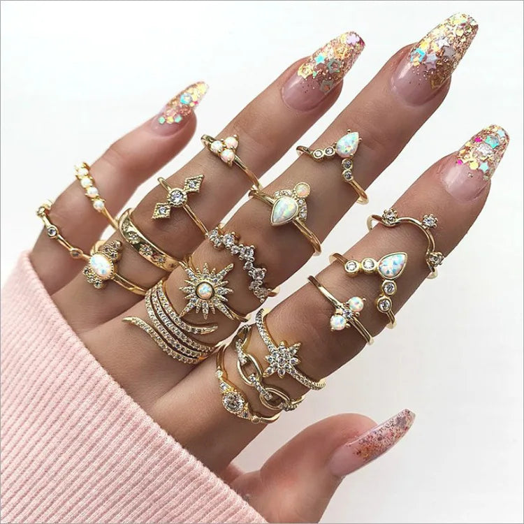 Retro Spade Butterfly Gothic Snake Ring Main image