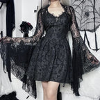 Long Sleeve Punk Mesh Top
