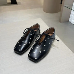 Comfortable Retro Low Heeled Casual Flat