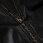 Black Zipper Crop Jacket