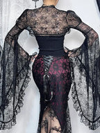 Gothic Retro See Through Blouse