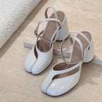 Patent Leather Slingback Gothic High Heel