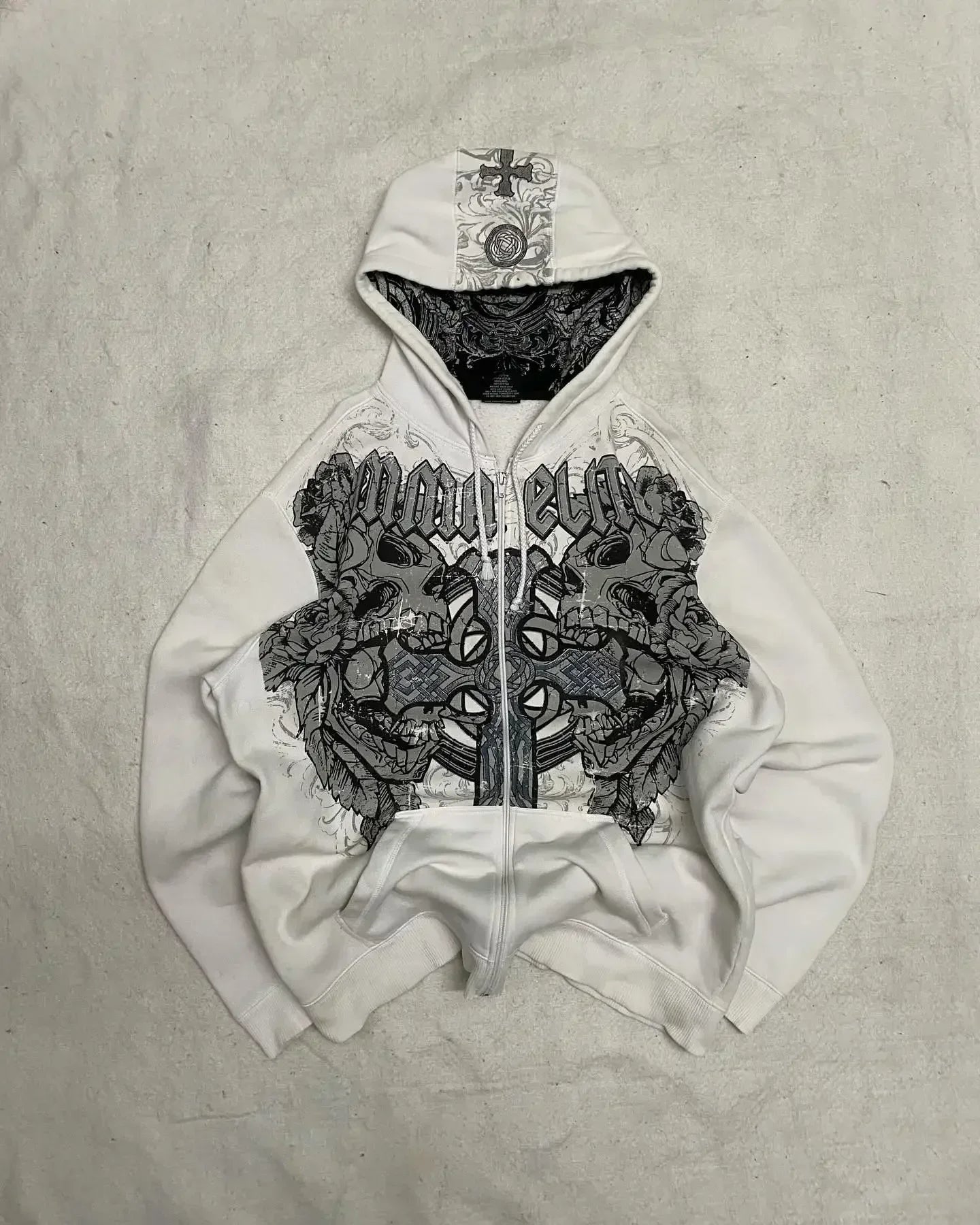 Affliction Street Gothic Zipper Hoodie