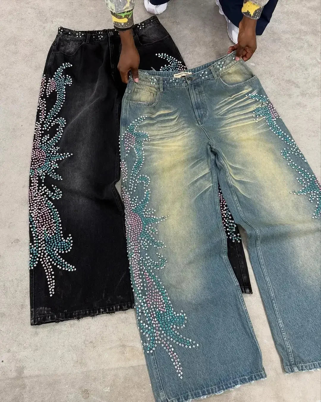 Masonry Gothic Embroidery Baggy Pant Main image