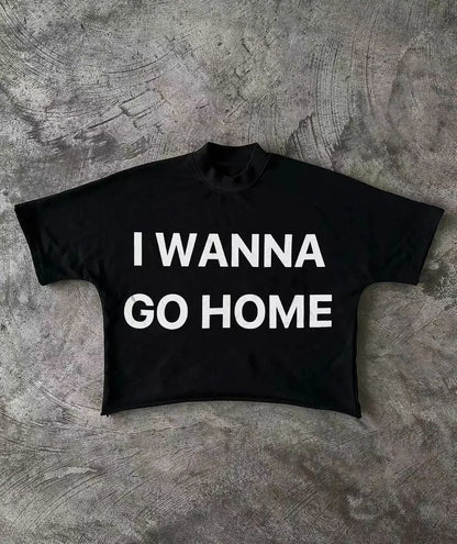 Y2K Punk Hip Hop Cartoon Portrait Graphic T-shirt