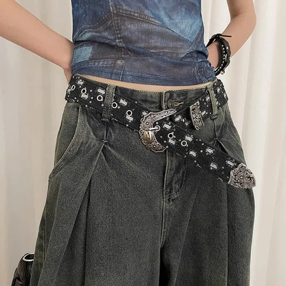 Retro Y2K Gothic Jeans Belt