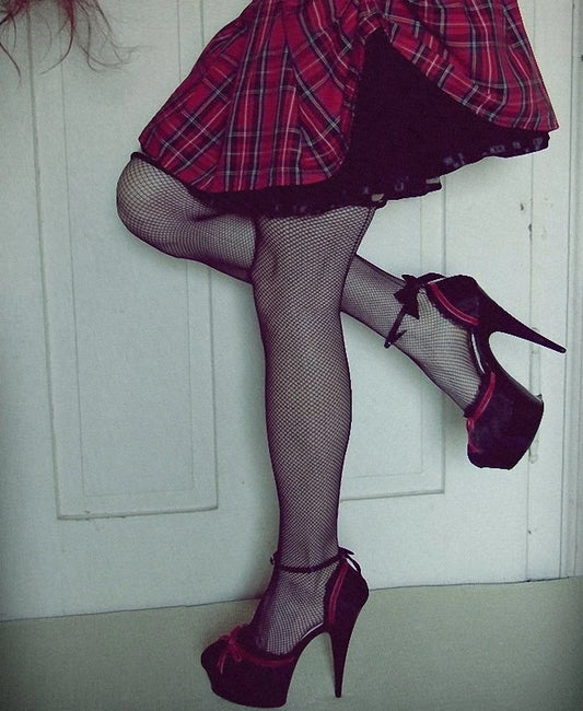 15cm Gothic Lace Platform Fetish High Heel