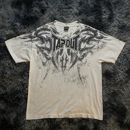 Vintage Hip Hop Oversized Gothic T-shirt