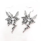 Vintage Fairy Wings Grunge Hanging Earring