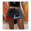 Cotton Lace Patchwork Plaid Skirt