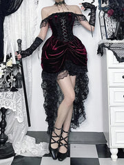 Gothic Lolita Style Midi Dress