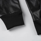 Turtleneck Crop PU Jacket