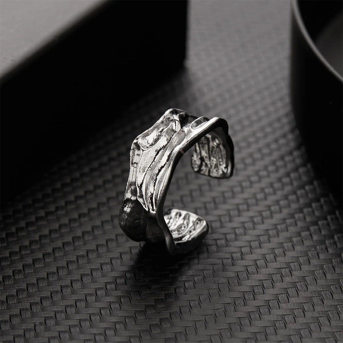 Fashion Silver Minimalist Gothic Ring