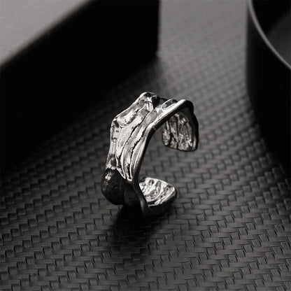 Fashion Silver Minimalist Gothic Ring