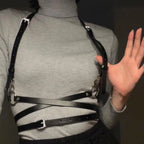 Sexy Gothic Leather Corset Belt