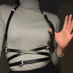 Sexy Gothic Leather Corset Belt