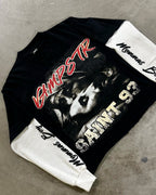 Gothic Cyberpunk Fake 2-Piece Hoodie