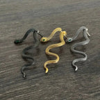 Exaggerated Snake Irregular Hanging Earring